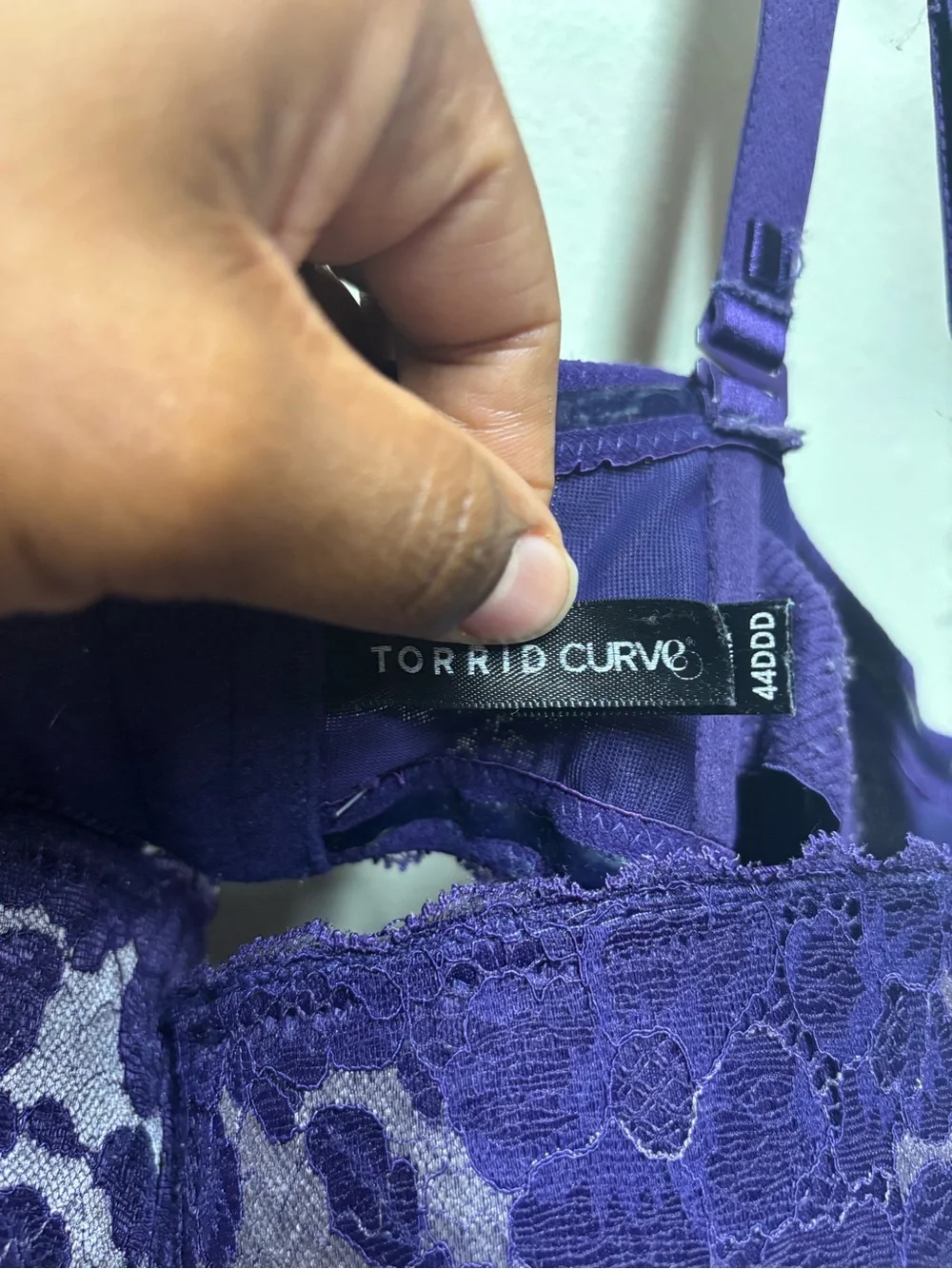 Torrid Bombshell Everyday Strapless Push-Up Bra eggplant purple 44DDD